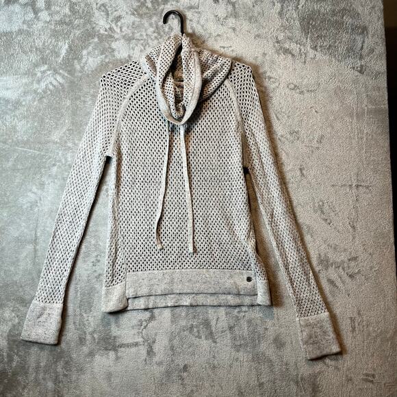 Prana Translucent Sweater Heather Gray Women’s Size Small‎ Organic Cotton New - Picture 1 of 8